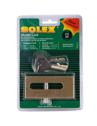 SOLEX CO95 H.D قفل محل كروم تايلاندي