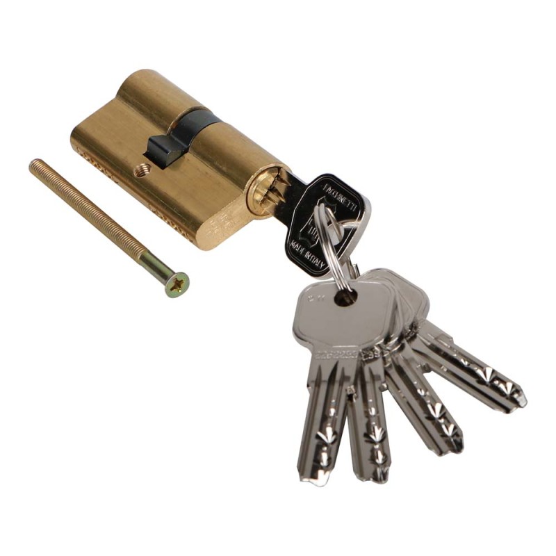 FACCHINETTI SY326318 ALUM. DOOR CYLINDER BRASS 61MM HD