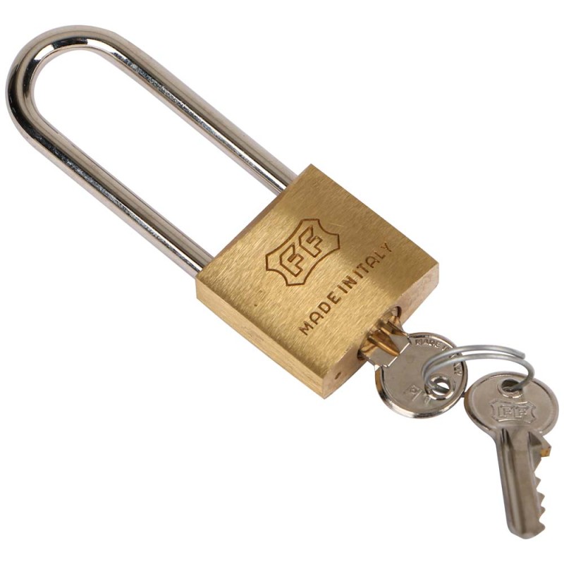 FACCHINETTI L2030000 LONG SHACKLE PADLOCK 30 MM