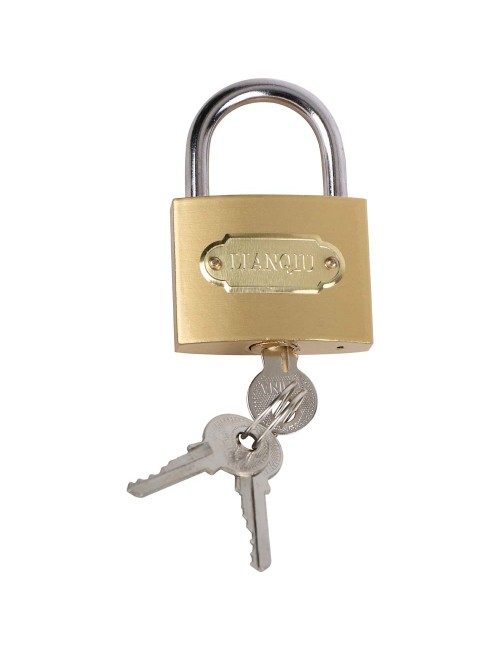 T265 GOLDEN COLOR IRON PADLOCK 50 MM H.D.