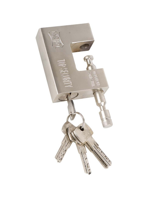 قفل محل ذهب كروم 94ملي CHN