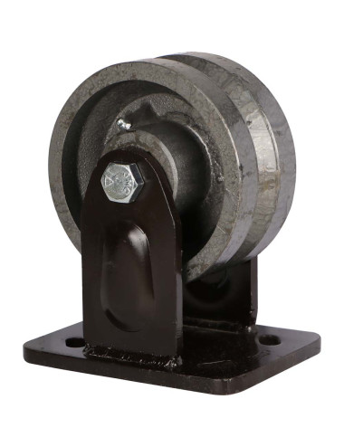 H.D عجلات حديد سحاب ثابت مع قاعدة "6 IND