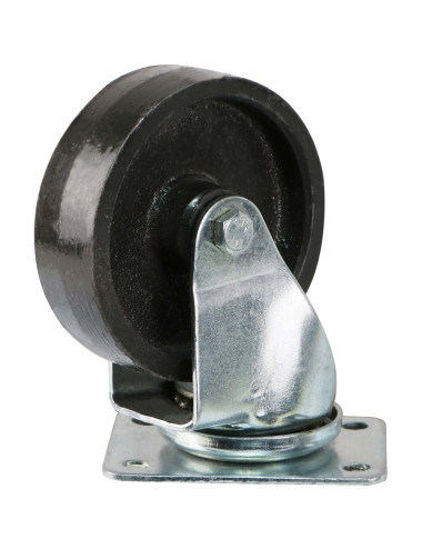 TROLLEY CASTOR 3" SWIVEL GRVD/PT/C/075
