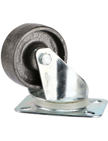 TROLLEY CASTOR 3" SWIVEL RG/PT/C/075/R
