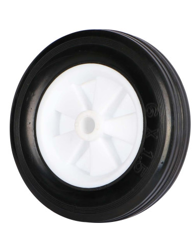 275152 WHEEL FOR HAND TROLLEY WHIT RING 6"