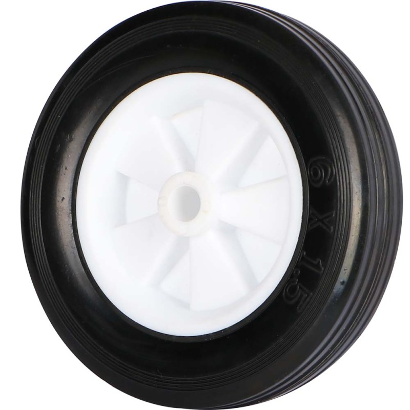 275152 WHEEL FOR HAND TROLLEY WHIT RING 6"