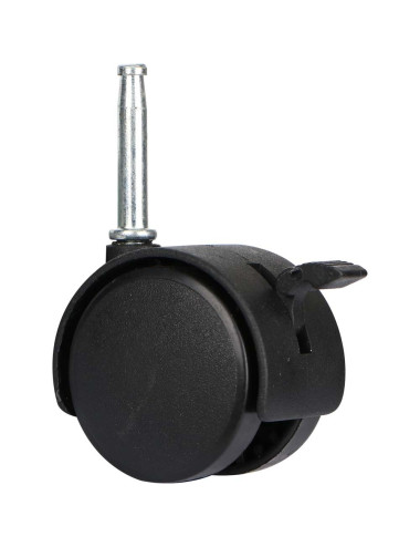 214050 CASTER WHEEL FOR CHAIR PRESS TYPE W/ BRAKE 2