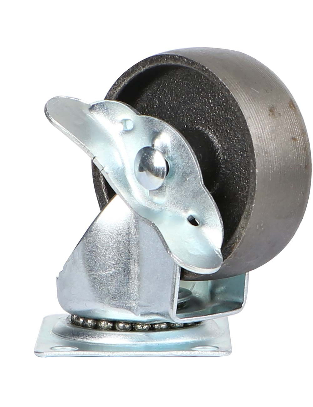 191065 CASTER WHEEL IRON SWIVEL W/ BRAKE 2.5"