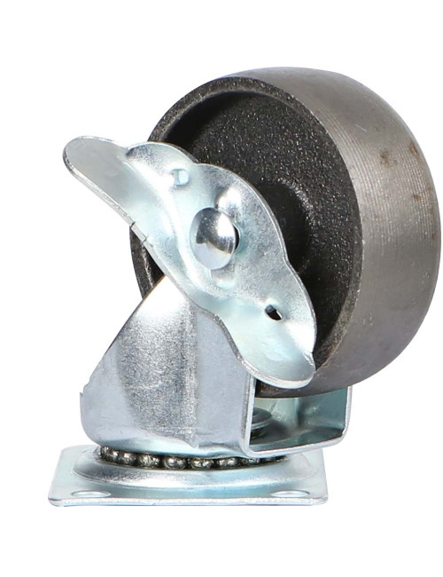 191065 CASTER WHEEL IRON SWIVEL W/ BRAKE 2.5"