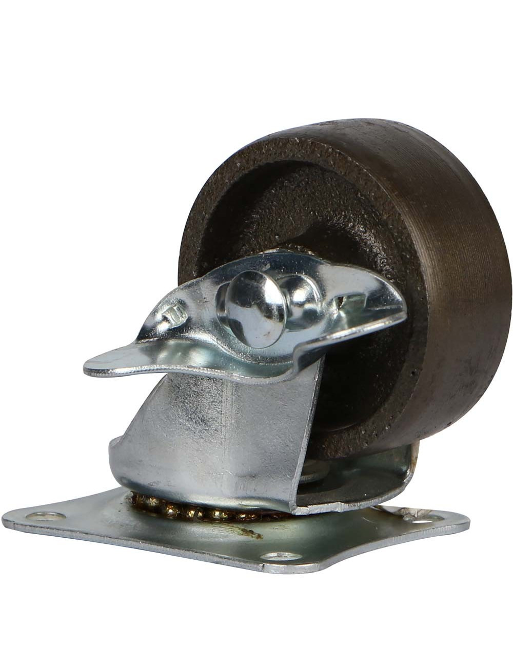 191050 CASTER WHEEL IRON SWIVEL WITH BRAKE 2"