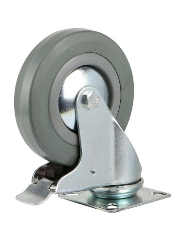 71125DB CASTER WHEEL SWIVEL GREY 5"