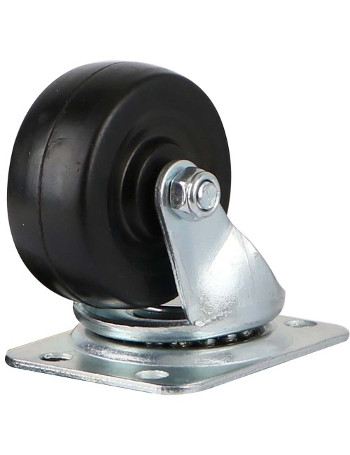 079050 CASTER WHEEL BLACK SWIVEL 2"