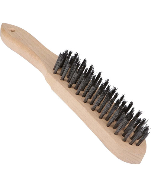 HAND STEEL WIRE BRUSH 6 LINE