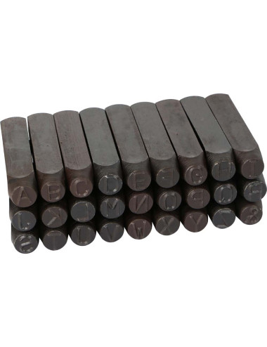 126A-9 LETTER PUNCH SET (A-Z) 10 MM