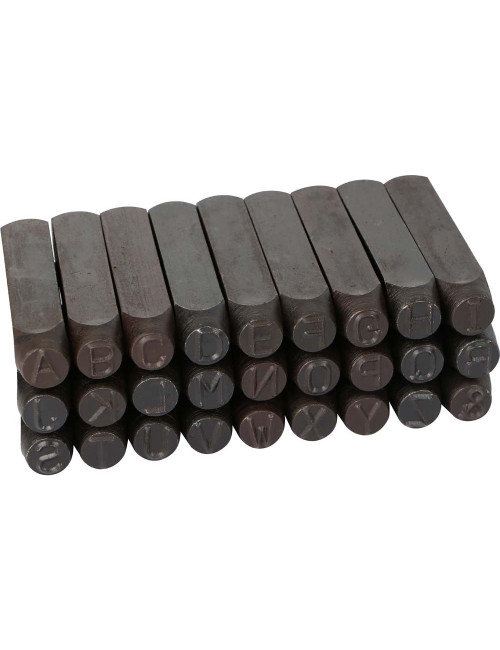 126A-9 LETTER PUNCH SET (A-Z) 10 MM