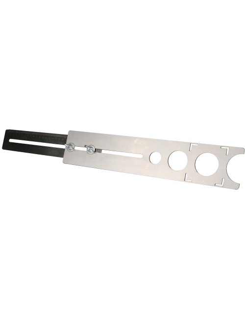 MULTI-FUNCTION MEASURING RULER SILVER WITH 2 HEAD