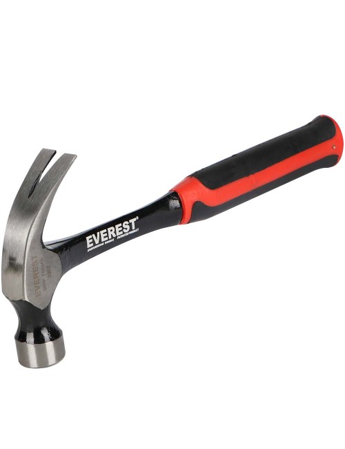 EVEREST 20 OZ GENIUNE ONE PIECE CLAW HAMMER W/RUBBER GRIP