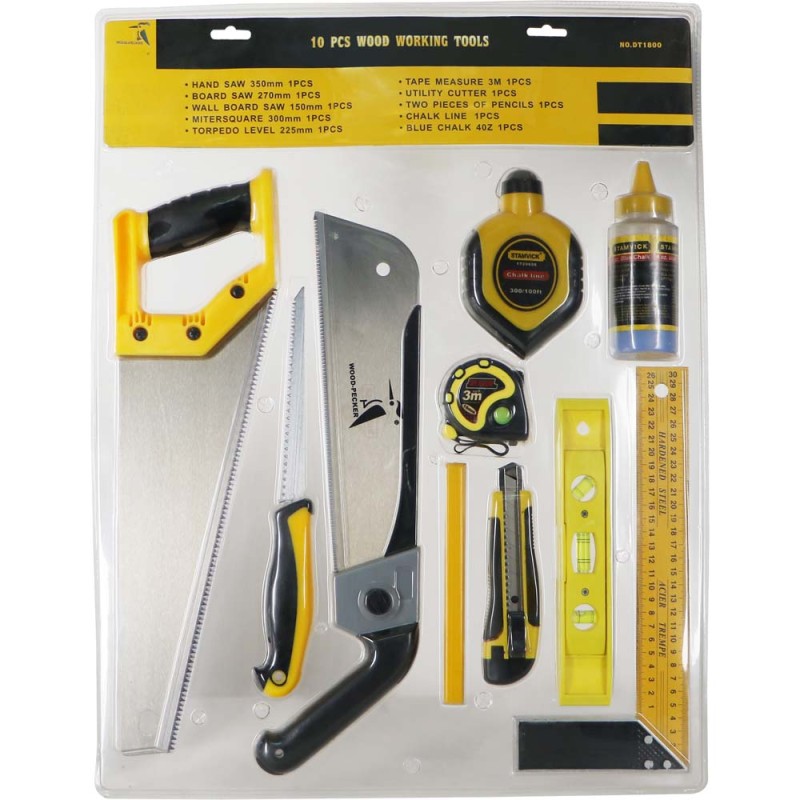DT1800 CARPENTER SAW TOOL KIT 10 PCS/SET