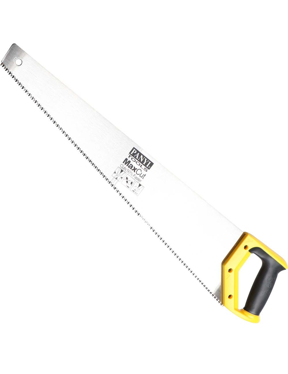 PSW10 WOOD HAND SAW YELLOW PLASTIC HANDLE 24"