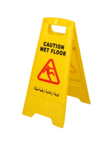 B-134 P.P. CAUTION BOARD - CAUTION WET FLOOR