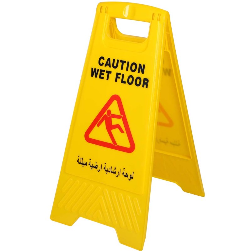 B-134 P.P. CAUTION BOARD - CAUTION WET FLOOR