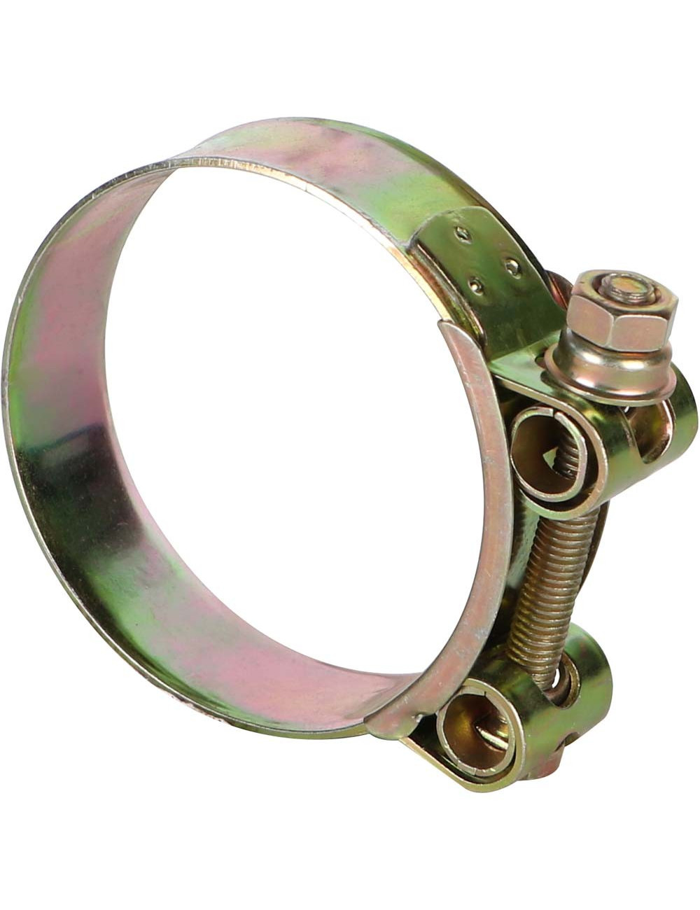 HOSE CLAMP YELLOW SINGLE BOLT 74-79 MM