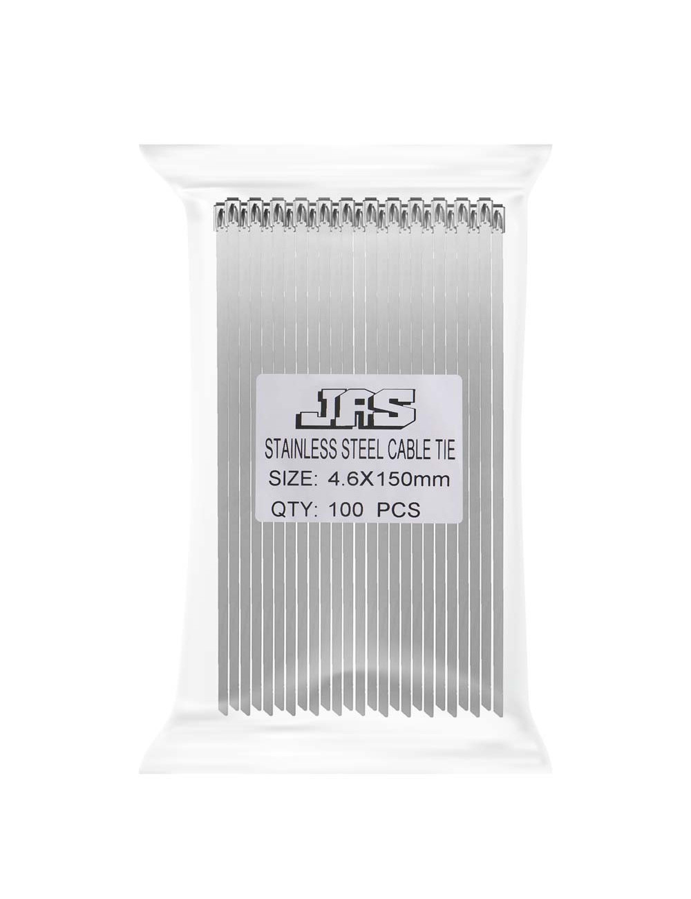 STAINLESS STEEL CABLE TIE W/O COATED 4.6 X 150 MM