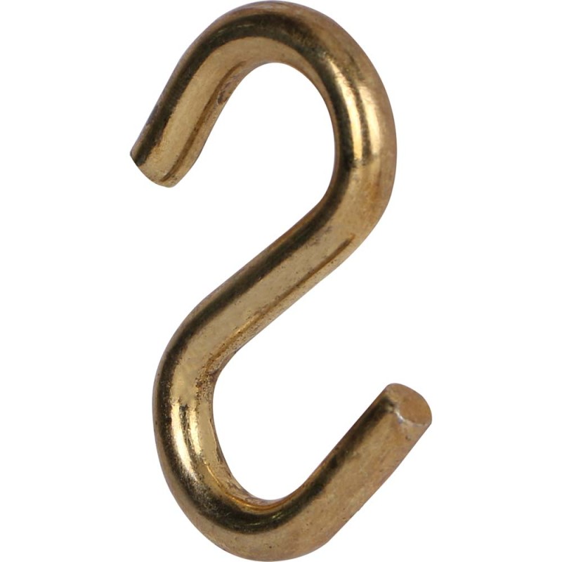 S HOOK YELLOW 2.1/4"