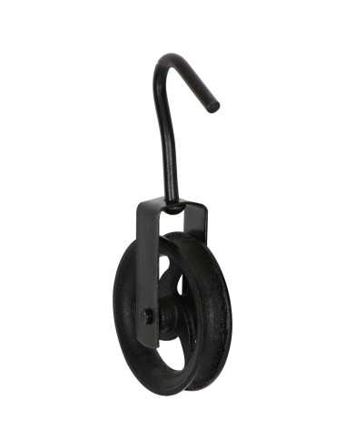 JBD126 PULLEY BLACK BLOCK CAST IRON 14 CM