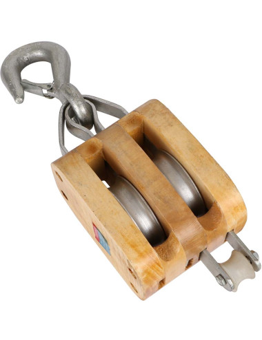 محالة علم دبل خشب مع اسبرنج "5 CHN- JDB74