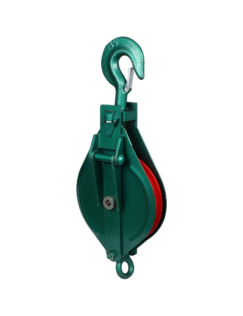 JDB57 PULLEY BLOCK SINGLE WITH HOOK K TYPE 10"
