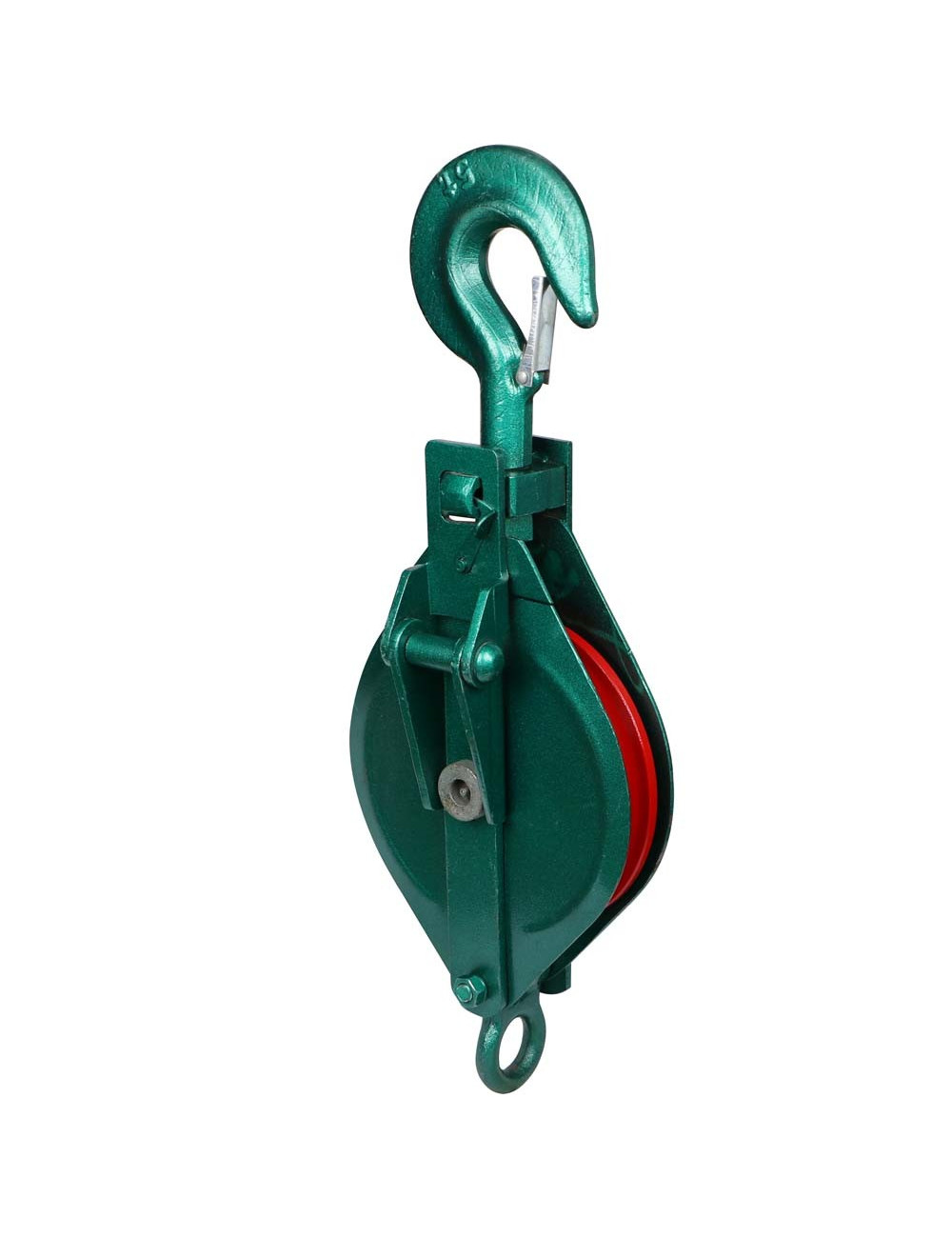 JDB57 PULLEY BLOCK SINGLE WITH HOOK K TYPE 8"