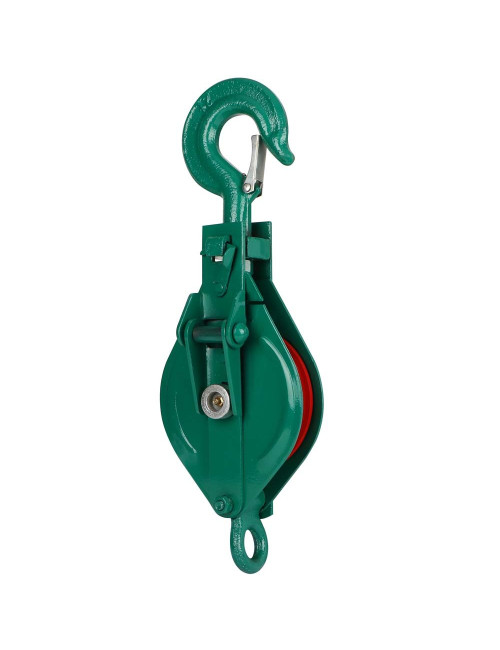 JDB57 PULLEY BLOCK SINGLE WITH HOOK K TYPE 5"