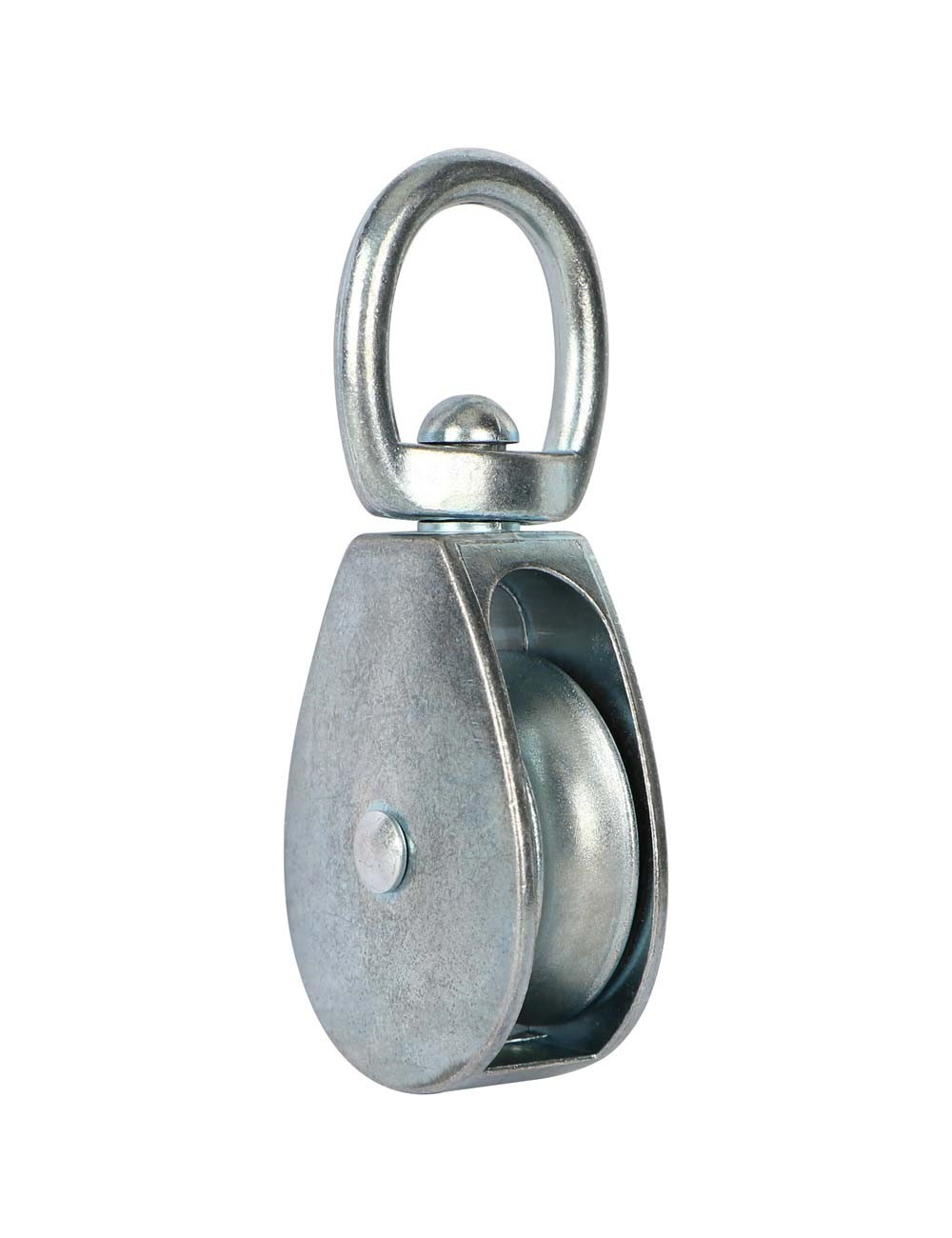 ELEC. GALV. SINGLE PULLEY SWIVEL TYPE 1-1/2"