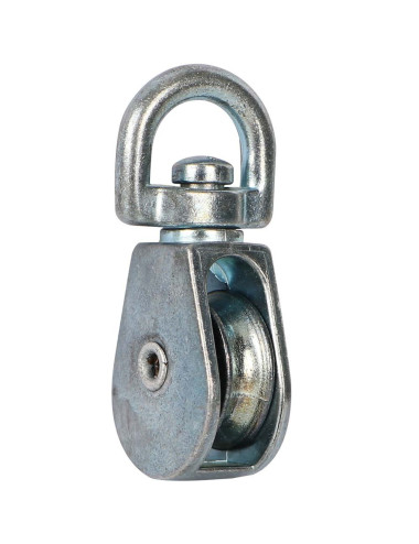ELEC. GALV. SINGLE PULLEY SWIVEL TYPE 3/4"
