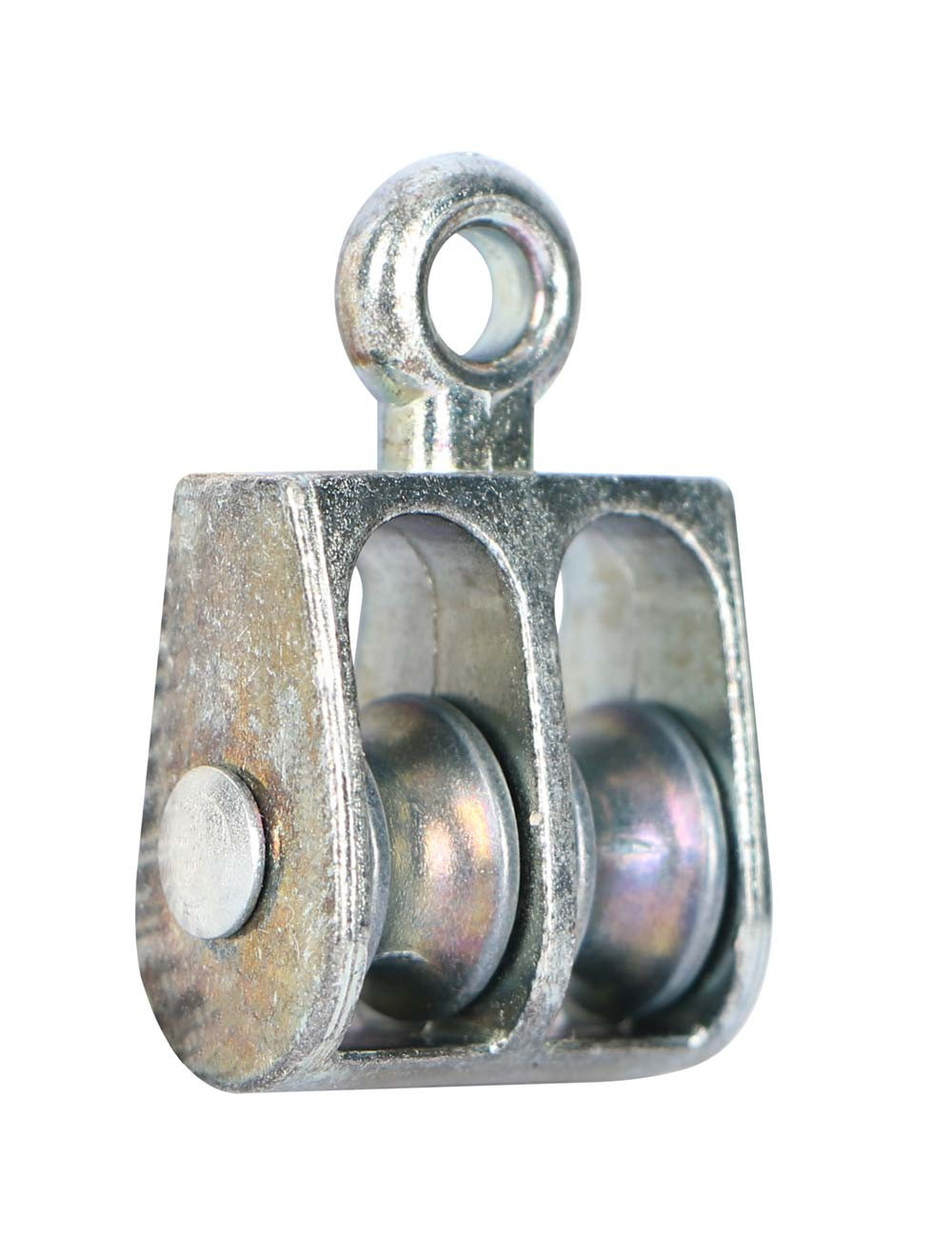 ELEC. GALV. DOUBLE PULLEY FIXED TYPE 1/2"