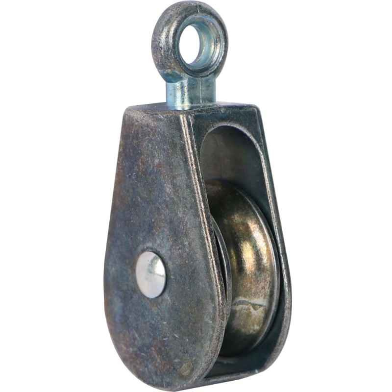 ELEC. GALV. SINGLE PULLEY FIXED TYPE 1"