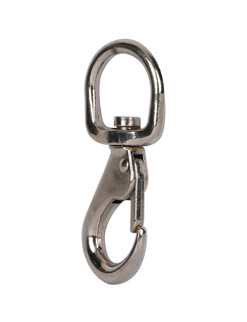 NICKEL PLATED ZINC SWIVEL QUICK SNAP 3/4"