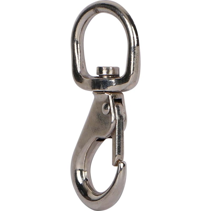 NICKEL PLATED ZINC SWIVEL QUICK SNAP 1/2"