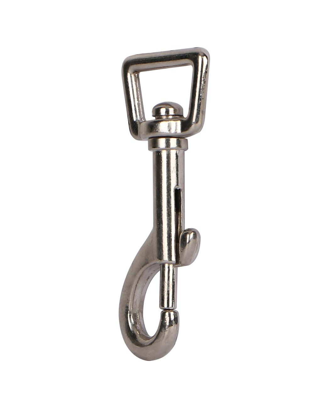 RL13-08 NICKEL PLATED SWIVEL LOOP SNAP 5/8"