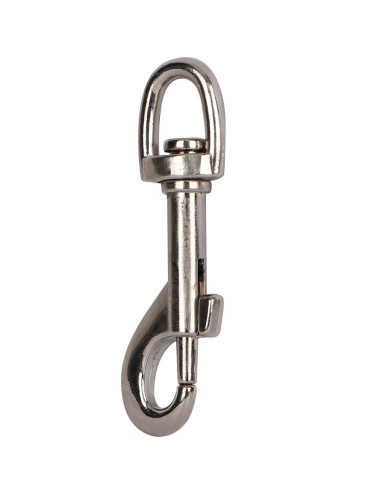 NICKEL PLATED ZINC ALLOY SWIVEL SNAP 1/2"