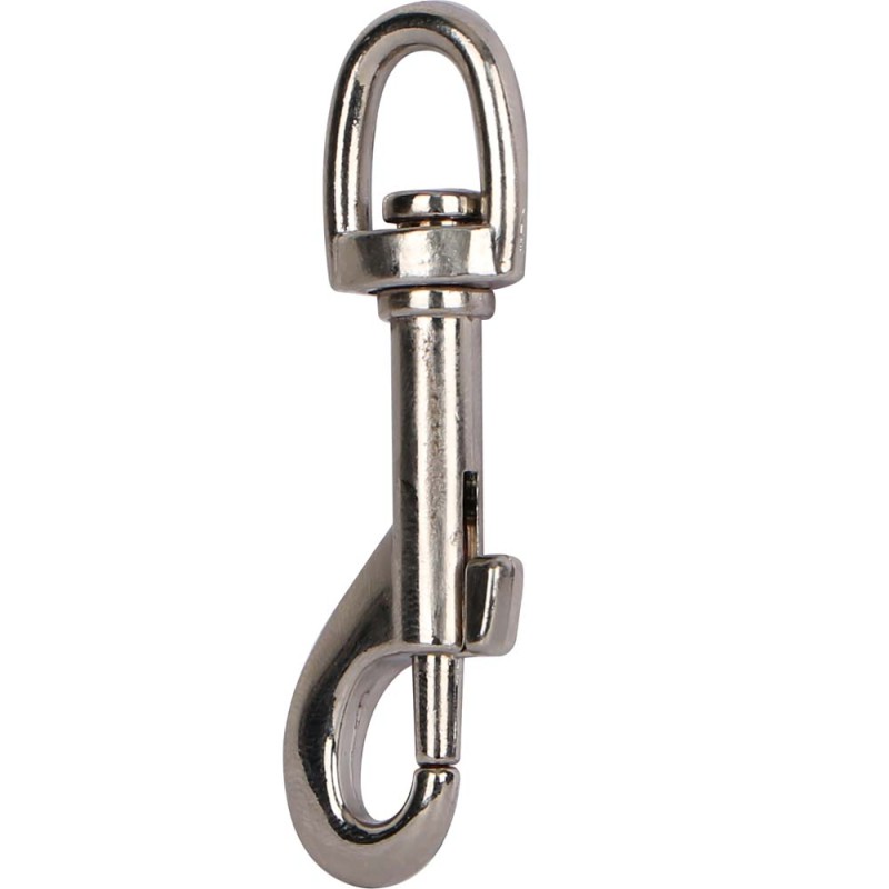 NICKEL PLATED ZINC ALLOY SWIVEL SNAP 1/2"