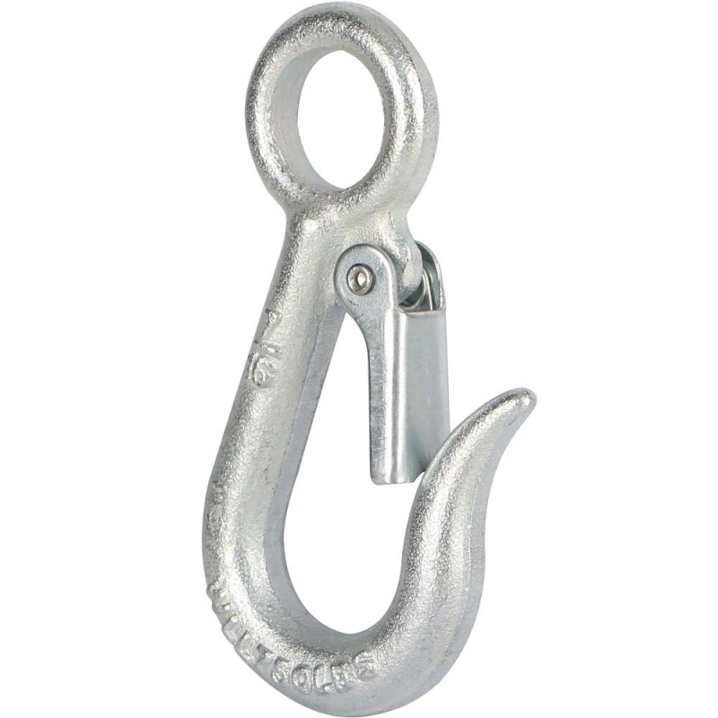 ELEC. GALV. G3315 SNAP HOOK WITH LATCH 7/16"