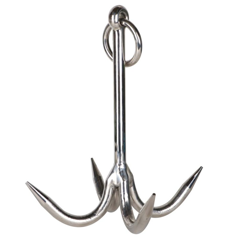 STAINLESS STEEL AISI304 FOUR CLAW ANCHOR 375 MM