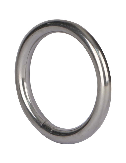 STAINLESS STEEL ROUND RING 10 x 60 MM