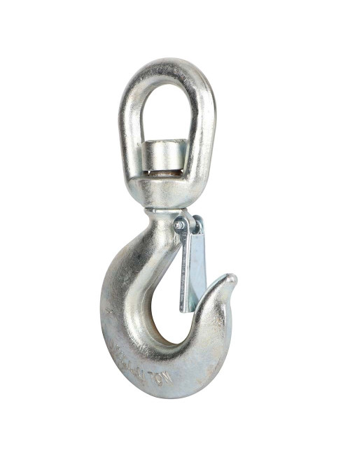 ELEC. GALV. SWIVEL HOOK W/ LATCH 322A 11 TON