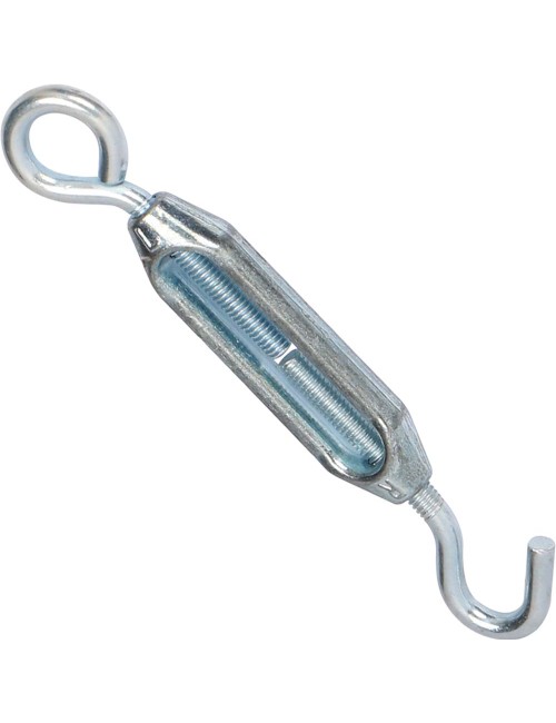 ELEC. GALV. U.S. TYPE TURNBUCKLE W/ HOOK & EYE 5/32"