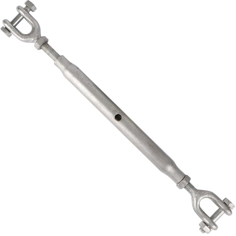 HOT DIP GALV. RIGGING SCREW W/ JAW & JAW 12 MM