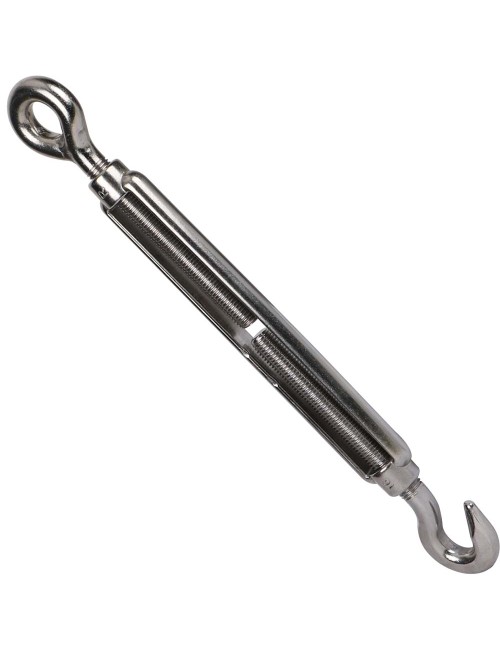 STAINLESS STEEL TURNBUCKLE W/ HOOK & EYE 16 MM