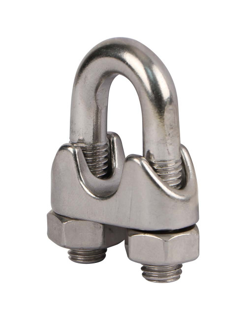 STAINLESS STEEL WIRE ROPE CLIPS 6 MM